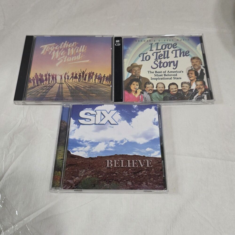 Together We Will Stand, I Love to Tell the Story, Six- Believe CDs (3)